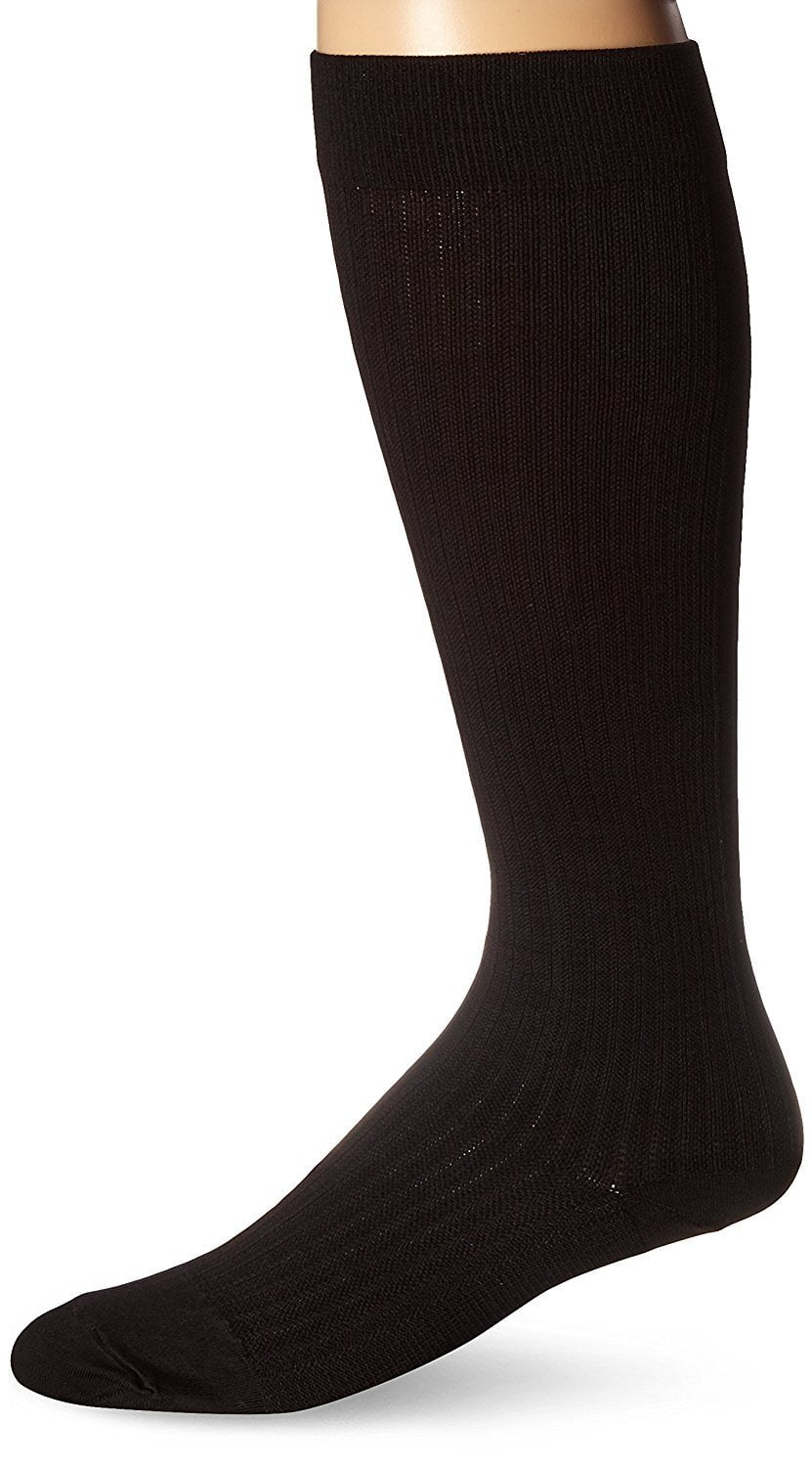 JOBST Men's Dress Knee High 815 Closed Toe Socks, Black, Small