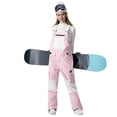 thumbnail image 2 of Women's Snow Pants Women's Matching Color Matching Windproof and waterproof Warm and breathable Ski Pants Windproof Warm Breathable Ski Pants, 2 of 4