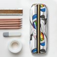 thumbnail image 6 of Uemuo Panda with Sun glasses Printed Leather Pencil Case, Pencil Pouch, Portable Pencil Bag, Pen Case for& Office, 6 of 7
