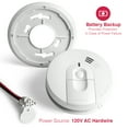 Kidde Firex Hardwired Smoke Alarm I4618 Contractor Pack, 4Piece