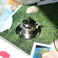 thumbnail image 4 of Tea Infuser Nice-looking Stable Portable Stainless Steel Tea Pot Shape Leaf Infuser Spice Strainer for Kitchen, 4 of 7