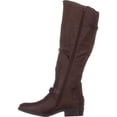 thumbnail image 3 of Womens BareTraps Yanessa Knee High Boots, Brush Brown, 3 of 6