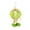 Green, variant on Natural Hot Air Balloon Bird Toy, Hand-Woven Parrot Foraging & Chew Toy with Colorful Rattan Balls, Boredom Relief for Small to Medium Parakeets, Cockatiels, Conures