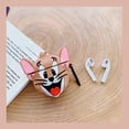 thumbnail image 2 of Funda de silicona para Airpods compatible con Airpods 1 y 2, divertidos dibujos animados en 3D [serie de animación de juegos] (Jerry), 2 of 5