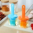 thumbnail image 4 of BBQ Tools High Temperature Resistant Silicone Oil Bottle Brush Integrated with Lid&bottle Cooking Gadgets, Green, 4 of 4