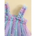 thumbnail image 5 of Bagilaanoe Toddler Baby Girl Summer Dress Stars Print Sleeveless A-line Princess Dresses 12M 18M 24M 3T 4T 5T Kid Patchwork Tulle Skirt, 5 of 9