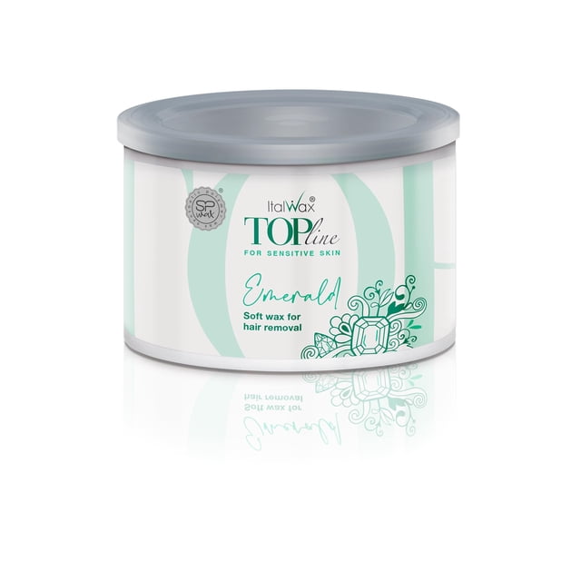 Cera blanda Italwax Top Line Emerald 397 g sin fragancia