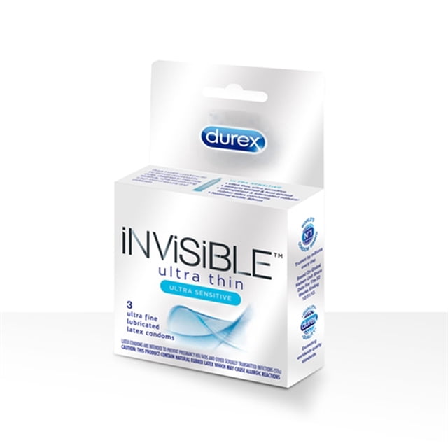 Preservativo Durex Invisible Ulta Thin - Caja de 3