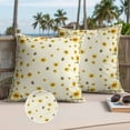 thumbnail image 2 of Yellow Flower Bee Outdoor Pillow Covers Pack of 2 Vintage Country Sunflower Floral Summer Bee Yellow Waterproof Throw Pillow Covers Decorative Cushion Cases for Patio Garden Tent Balcony 18x18 inch, 2 of 9