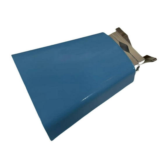 Almencla Hand Percussion Cowbell Cheering Bell Portable Lightweight Music Cowbell Cow Bells Noise Maker for Party Celebration Concerts blue