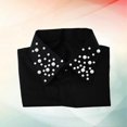 thumbnail image 3 of Pure Cotton Pearl Fake Collar Beautiful Detachable Collar Versatile Clothes Accessory for Woman Girl Lady (Black), 3 of 3