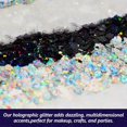 thumbnail image 2 of Biodegradable Chunky Glitter,90g/3.18oz Craft Glitter for Crafts,Resin,Body,Nail,Face,Hair,DIY Decorations,3 Colors Holographic Glitter,Silver Glitter,White Clear Glitter,Black Glitter, 2 of 10