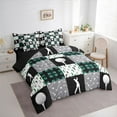 thumbnail image 3 of Feelyou Cartoon Golf Teens Twin Bedding Sets 7-Piece, Eat Sport Sleep Bedding Comforter Set, Ball Gaming Gamer Reversible Sheet Sets, Microfiber Bedroom Decor, 3 of 8