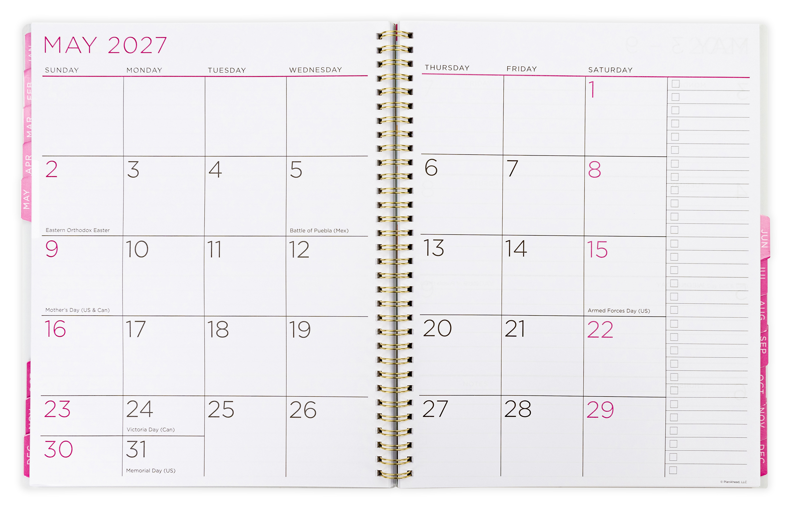 See It Bigger 15-Month Planner, Blue Floral, Oct 2026–Dec 2027 photo 5