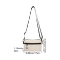 thumbnail image 2 of Hsqqdc Nylon Crossbody Shoulder Bag, Versatile Small Square Handbag for Work Travel, 2 of 7