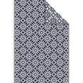 thumbnail image 1 of Mainstays 6 ft. x 9 ft. Blue and White Polyweave Outdoor Rug, Daisies, 1 of 9