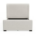 thumbnail image 6 of Alpine Furniture Adele Upholstered Full Platform Bed in Beige, 6 of 9