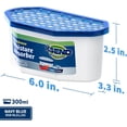 thumbnail image 2 of Moisture Absorbers, 12 Pack, Compact Dehumidifier for Closet, Efficient Humidity Absorber Boxes, Odor Eliminator with Ocean Fragrance, Navy Blue, 6.4oz, 300ml, 2 of 5
