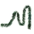thumbnail image 2 of Darzheoy Dark Green Christmas Garland with Snow 6.5 FT Dense Rattan for Tree Wreath Staircase Decor Indoor Outdoor Holiday Ornament Home Party, 2 of 7