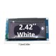 thumbnail image 5 of Sidaley Módulo OLED Módulos de visualización de pantalla de puerto I2C/IIC Dispositivo de visualización portátil Práctica Mini pantalla LED Electrónica Blanco 4 pines, 5 of 6