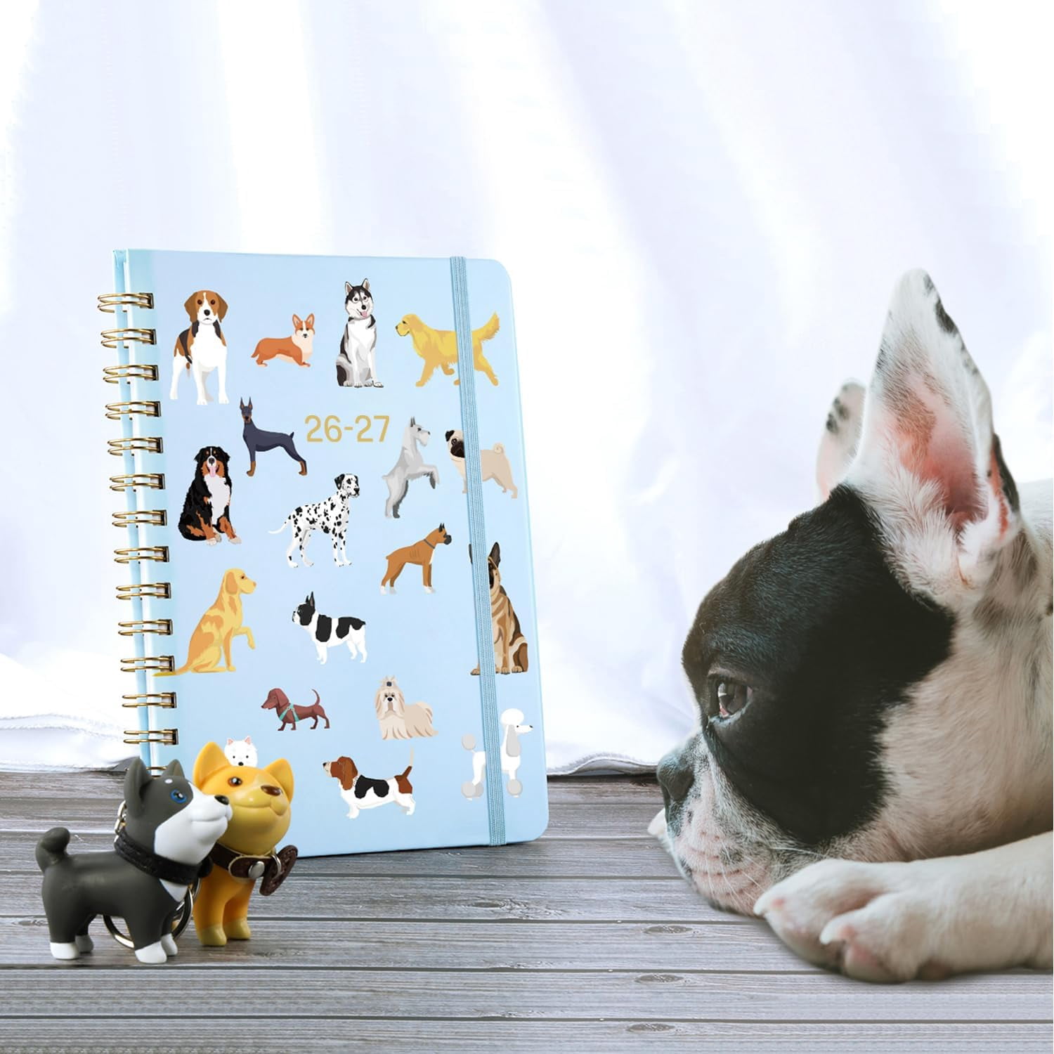 Planner 2026-2027 - Academic Planner 2026-2027, 26-27 Weekly & Monthly Planner with Tabs, Jul. 2026 - Jun. 2027, 6.5" x 8.5", Hardcover with Back Pocket + Thick Paper + Banded, Twin-Wire Binding - Cu