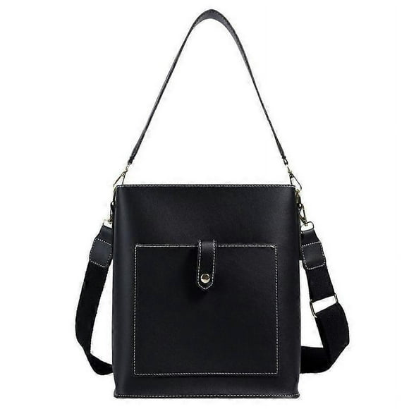 Large Women's Shoulder Bag with Side Pocket Zipper Cross Body Bag with Detachable Strap for Daily Travel Commute New