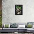 thumbnail image 5 of Astronaut Decor Wall Art Spaceman Play Guitar Pictures Green Plant Space Wall Decor Framed Artwork for Bathroom Living Room Bedroom 12''''x16'''', Blackb1, 5 of 6