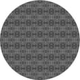thumbnail image 1 of Ahgly Company Machine Washable Indoor Round Transitional Gray Area Rugs, 4' Round, 1 of 7