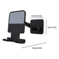 thumbnail image 2 of crativent Phone Holder Wall Self Adhesive Adjustable Cellphone Stand Organizer 90 Degree Rotation Retractable Rack Bathroom Black 1Set, 2 of 6