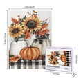 thumbnail image 4 of 500 PCS Pumpkins & Sunflowers puzzles for adults 500 pieces,Classic Thanksgiving Gift,Create a festive atmosphere,Classic plant fun puzzle as home decoration,Charm Wooden jigsaw puzzles 500 Piece, 4 of 6