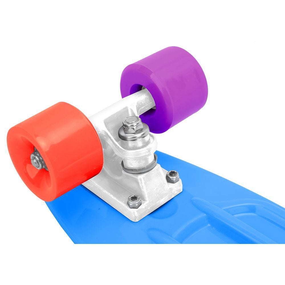 Rugged Racer 27 Inch Skateboard Cruiser Pennyboard, Light Blue