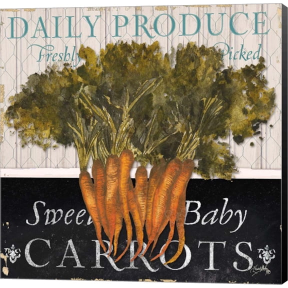 Vegetable Farm Fresh II by Elizabeth Medley, Canvas Wall Art