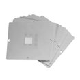 thumbnail image 4 of 23 piezas/lote de plantillas para consola de juegos BGA Reballing de 90 mm x 90 mm para, etc., color plateado, 4 of 5