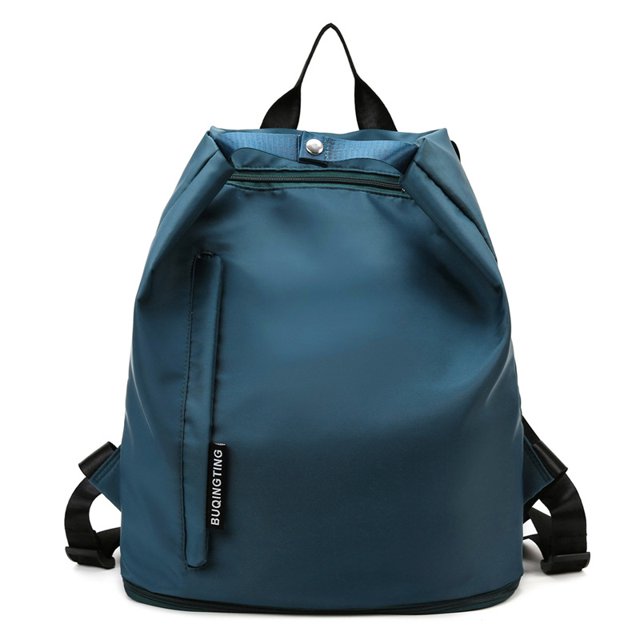Bolsa de gimnasio sencilla, ligera, impermeable, para viajes de ocio, mochila para natación y ocio, separada de la humedad y los artículos secos