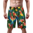 thumbnail image 1 of NICKSUN Men's Swim Trunks, Cute Print Quick Dry Summer Board Beach Shorts with Mesh Lining and Pockets, 1 of 6