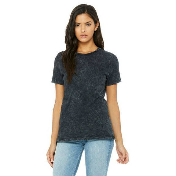 Ladies' Relaxed Jersey Short-Sleeve T-Shirt BLK MINERAL WASH M