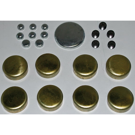 Proform 66550 PFM66550 BRASS FREEZE PLUG KIT SBC Fits select: 1969-1974 CHEVROLET C10, 1968-1969 CHEVROLET CHEVELLE