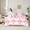 Teal Purple Red, variant on Homewish Kawaii Owl Bedding Comforter Set 7-Piece for Preppy Kids Children,Colorful Flowers King Bedding Sets,Cartoon Animal Ultra Soft Bed Sheets,Super Cozy Room Decor,Reversible