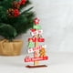 thumbnail image 3 of Árbol de Navidad de escritorio Hombre de jengibre Decoración de bricolaje Letreros de Navidad de madera Placa 2025 Regalos de fiesta de Año Nuevo Decoración de Navidad, 3 of 5