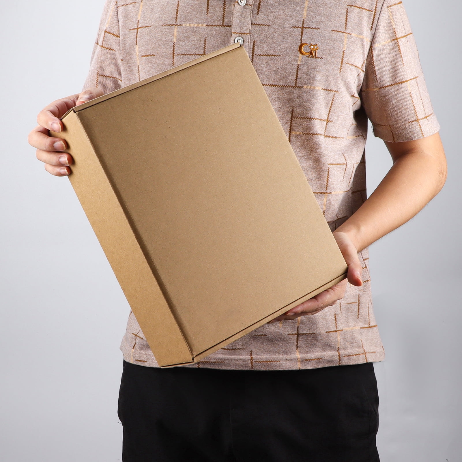 Calenzana 20 Pack 12x9x4 Shipping Boxes, Small Corrugated Cardboard Mailer Box for Packing and Mailing, Brown