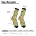 thumbnail image 2 of Balery Snake And Floral Calcetas Largas con Estampado para Hombre y Mujer – Suaves y Transpirables, Talla Única (US 5-11), 2 of 6