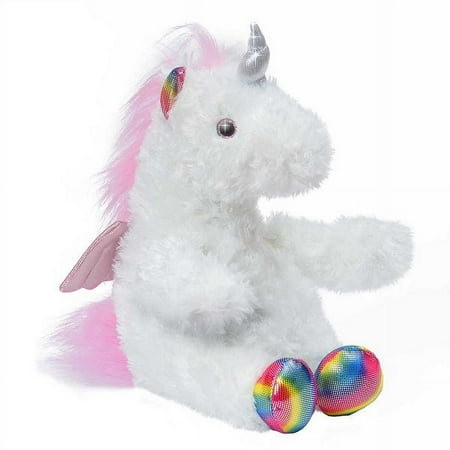 Winged Unicorn Stuffed Animal Plush Peekaboo Rainbow Pony Gift for Girls Aria
