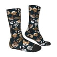 thumbnail image 3 of Uemuo Dogs Pattern Women's Crew Socks, Soft Durable Breathable Moisture-Wicking with Odor Control Cotton socks, 3 of 9