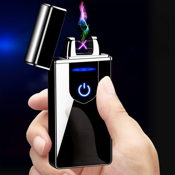 sruoe Rechargeable Lighter Torch Lighters for Smoking Dual Arc Convenient Metal Lighters Grill BBQ Candle Camping