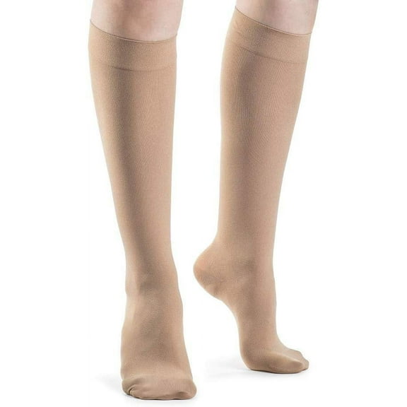 sigvaris 841 soft opaque closed toe knee highs - 15-20 mmhg short sig841c