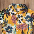thumbnail image 4 of Sunisery Infant Baby Boys  Floral Print Short Sleeve T Shirts Tops+Shorts Holiday Summer Outfit, 4 of 5