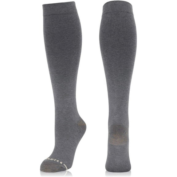 NEWZILL Compression Dress Socks 15-20mmHg - Comfortable Cotton Rich Stockings with Copper, Ideal for Men & Women Running and Daily Wear