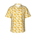 thumbnail image 1 of Fotbe yellow rubber ducks Camisa Hawaiana para Hombre Unisex – Camisa Casual de Verano con Botones de Manga Corta de Algodón y Lino,Medium, 1 of 7