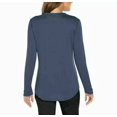 thumbnail image 2 of Banana Republic Womens Long Sleeve Crewneck Top Blue Size M, 2 of 2