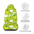 thumbnail image 4 of Wukai Green Apple Full Set Car Seat Covers with Soft Padding Universal Auto Front Seats Protector and Cushion Mat, 4 of 5